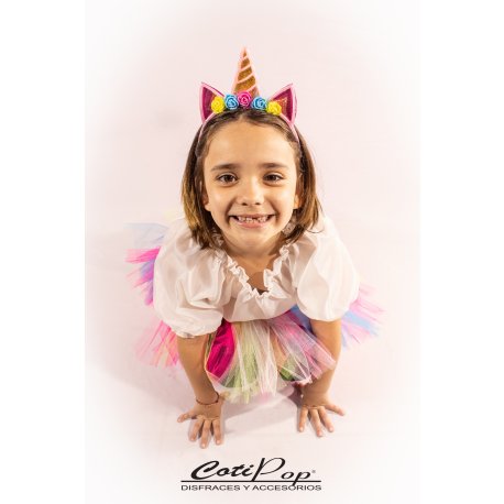 Set Tutu Unicornio con Vincha