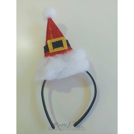 Vincha Gorro Papá Noel