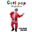 Traje de Papa Noel Raso/Corderito extra grande